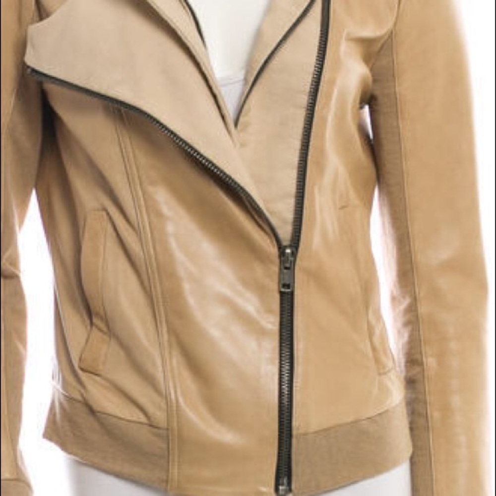 ALC tan leather jacket
